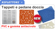 Tappeto doccia bianco