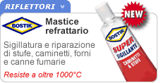 Mastice refrattario stufe e caminetti