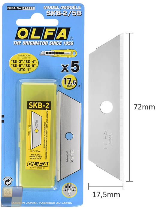 Lame trapezio Olfa SKB-2