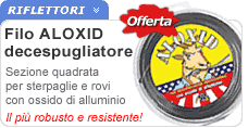 Filo quadrato per decespugliatore