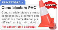 Cono bianco rosso