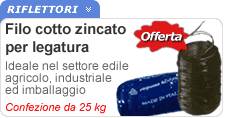 Filo cotto zincato per legatura