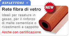 Rete in fibra di vetro certificata