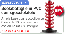 Scolabottiglie in plastica