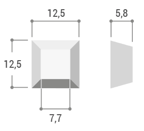 Paracolpi adesivi quadrati