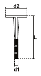 Dimensioni tassello FGS per isolanti