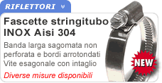 Fascette stringitubo acciaio Inox