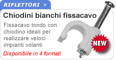 Fermacavo in plastica