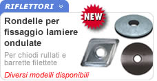 Rondelle fissaggio coperture