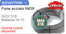 Funi acciaio Inox