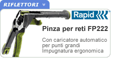 Pinza per reti recinzione