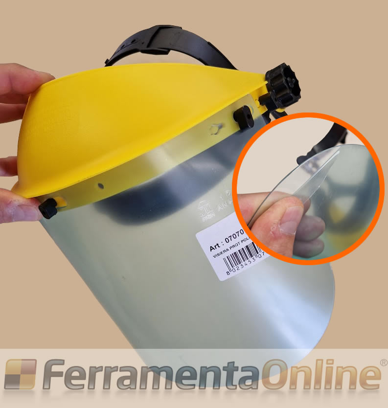 Visiera per decespugliatore in policarbonato 7070