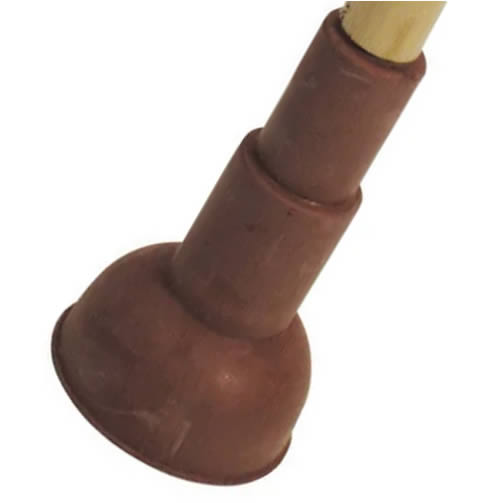 Stratore in gomma per turca manico legno