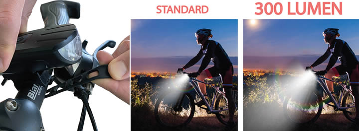 Luce anteriore bici Led potenziato