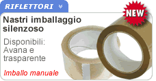 Nastri per imballaggio silenzioso