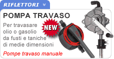 Pompe travaso olio e gasolio