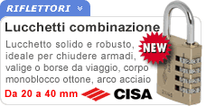 Lucchetto CISA a combinazione