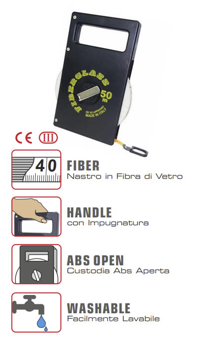 Cordella metrica 50M fibra