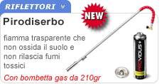 Bruciatore per pirodiserbo