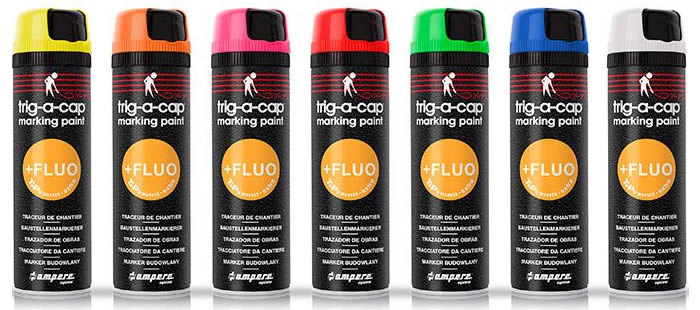 Colorazioni marcatore da cantiere TRIA A CAP