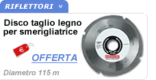 Disco taglio legno per smerigliatrice