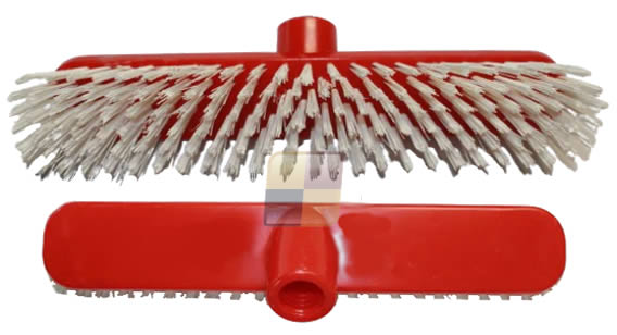 Spazzolone setole PVC rigido senza manico