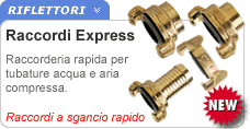 Raccorderia express per gas e acqua