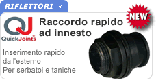 Raccordo innesto rapido per serbatoi