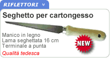 Seghetto cartongesso