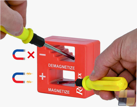 Magnetizzatore smagnetizzatore cacciaviti ed inserti