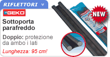 Sottoporta doppia protezione