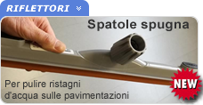 Spingi acqua con spugna