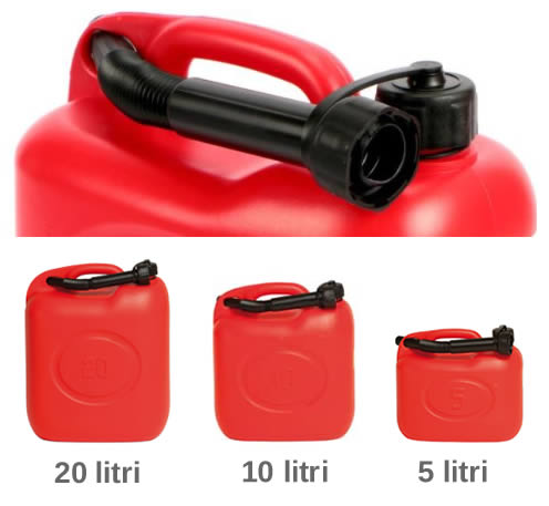 Taniche rosse omologate