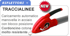 Traccialinee per cartucce polvere