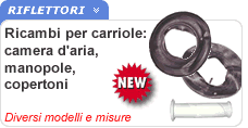 Copertoni e camere d'aria per carriole