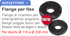 Flange poggia disco