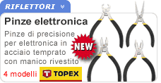 Pinze per elettronica Topex