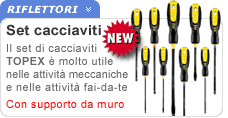 Serie cacciaviti Topex