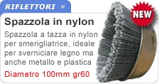 Spazzola tazza nylon