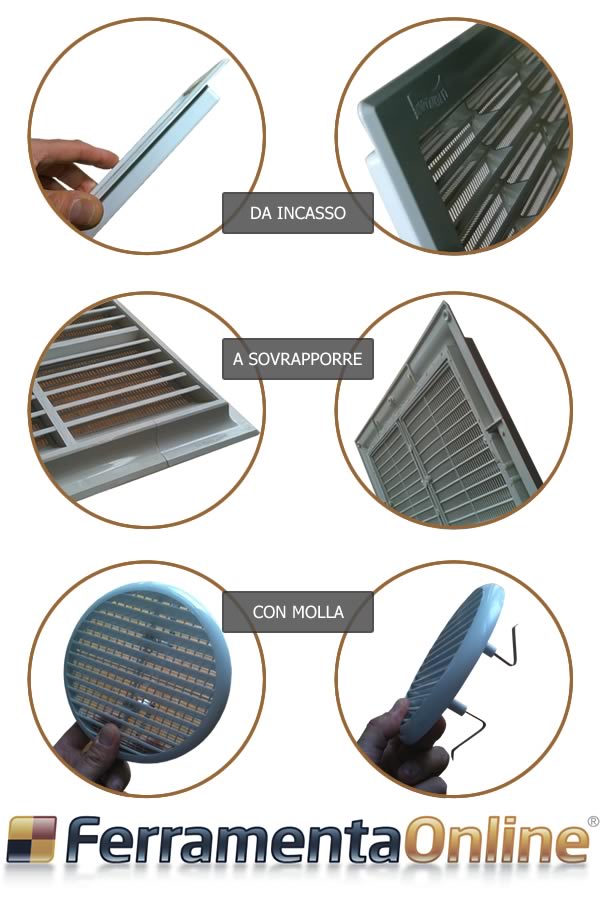 Griglie Di Aerazione E Ventilazione FerramentaOnline