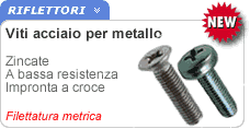 Viti acciaio per metallo TSP impronta croce