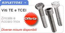 Viti testa esagonale zincate e inox