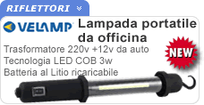 Lampada portatile al Led Cob