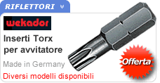 Inserti Torx per avvitatore