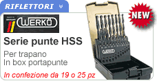 Punte per trapano HSS