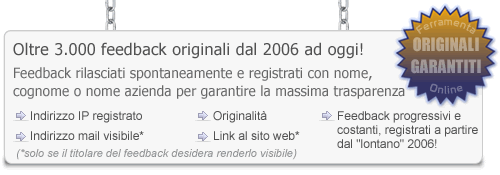 I Feedback originali di FerramentaOnline