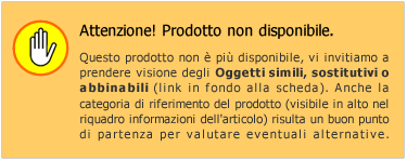 Prodotto non disponibile